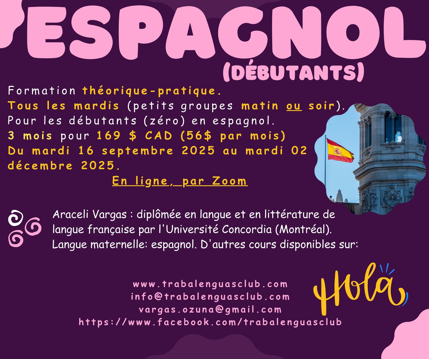 Formation pour débutants francophones (ONLINE)
