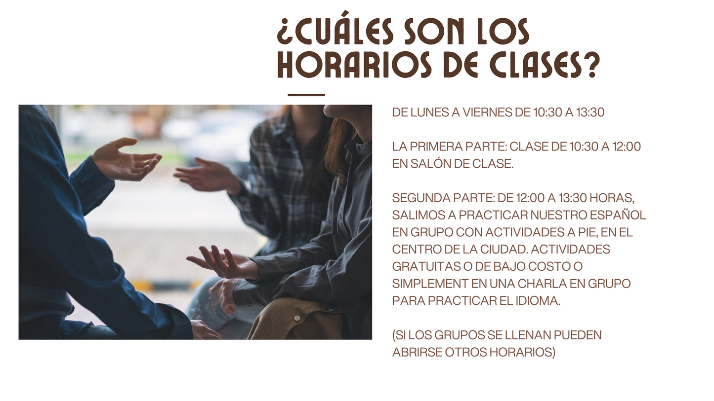 1 SEMANA INMERSIÓN ESPAÑOL EN MÉRIDA, YUCATÁN, MÉXICO 15 HORAS DE CLASE (PRESENCIAL). A PARTIR DEL 12 DE ENERO DEL 2026