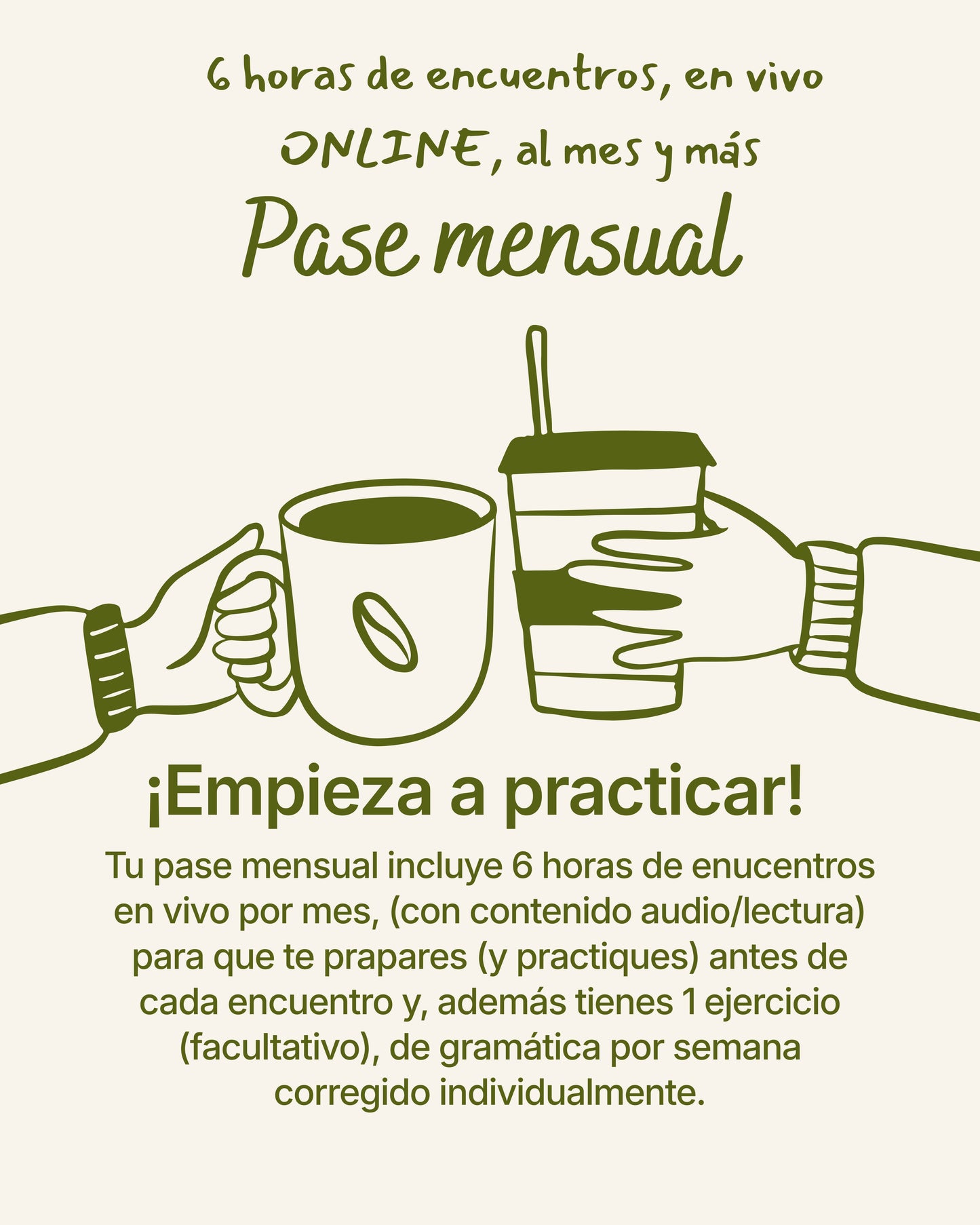 (ONLINE) $29 USD PASE MENSUAL