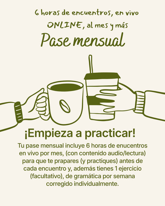 (ONLINE) $29 USD PASE MENSUAL